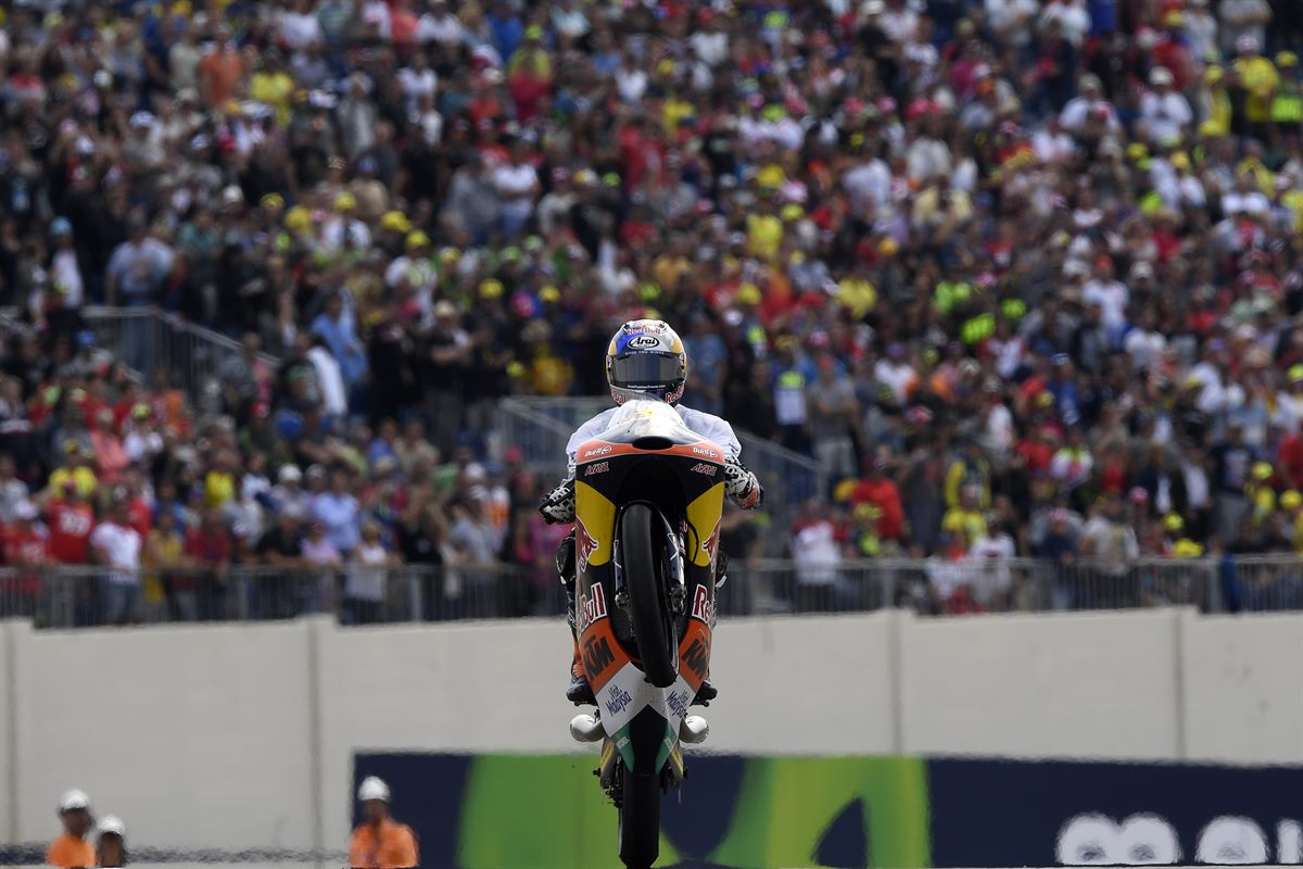 Brad Binder KTM RC250 GP Aragon 2016