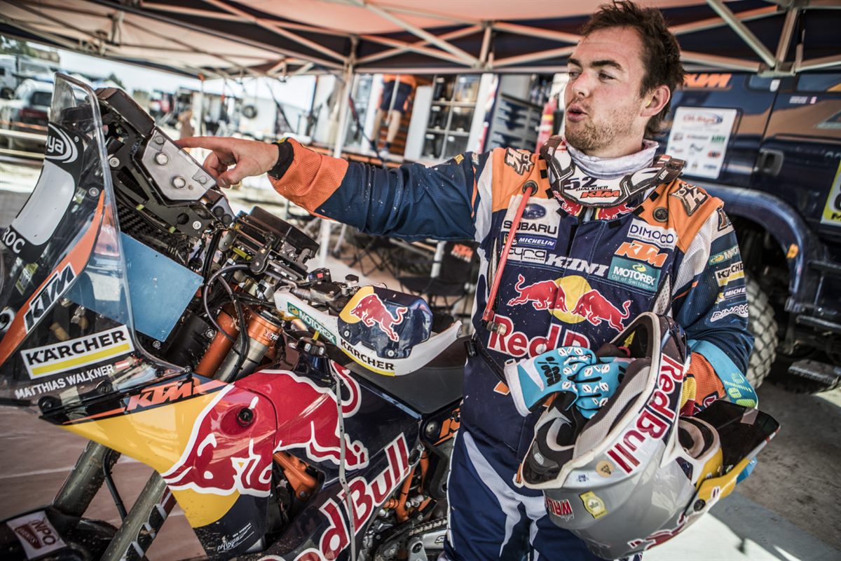 Matthias Walkner KTM 450 RALLY Bivouac Morocco 2016