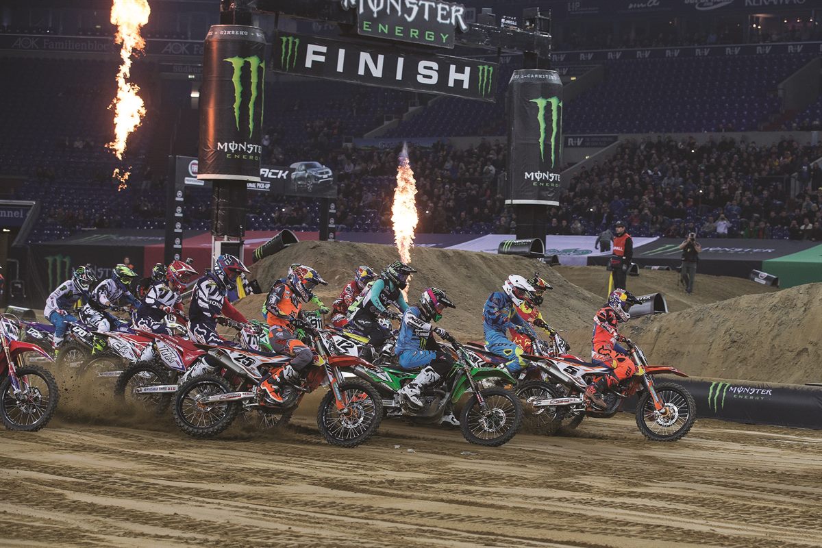 Ryan Dungey & Marvin Musquin KTM 450 SX-F Start VELTINS-Arena 2016