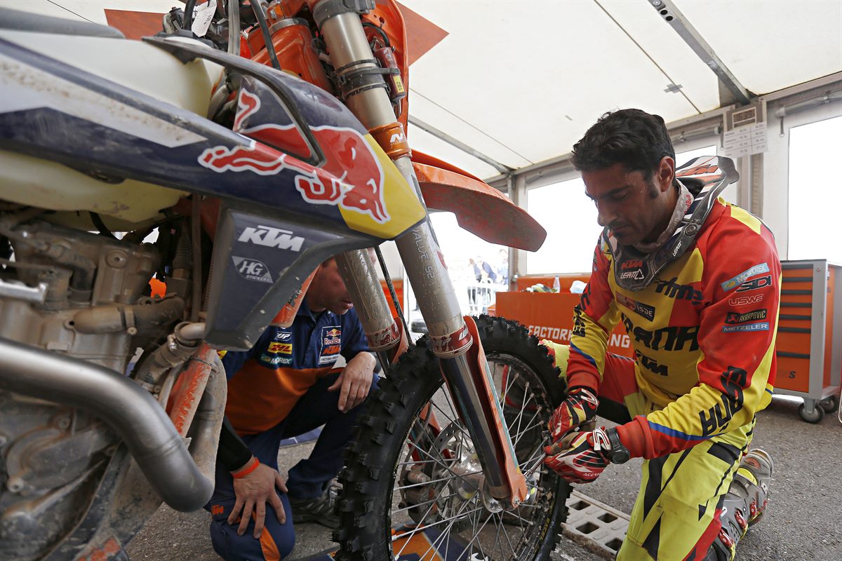 Ivan Cervantes KTM 350 EXC-F Paddock ISDE 2016
