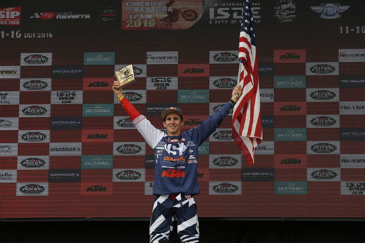 Taylor Robert Podium ISDE 2016