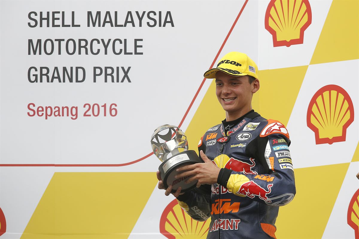 Bo Bendsneyder Podium Sepang 2016