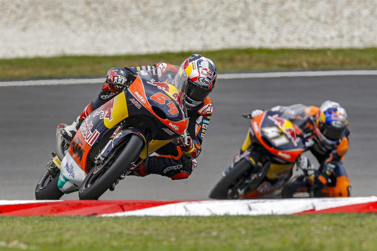 Bo Bendsneyder & Brad Binder KTM RC 250 GP Sepang 2016