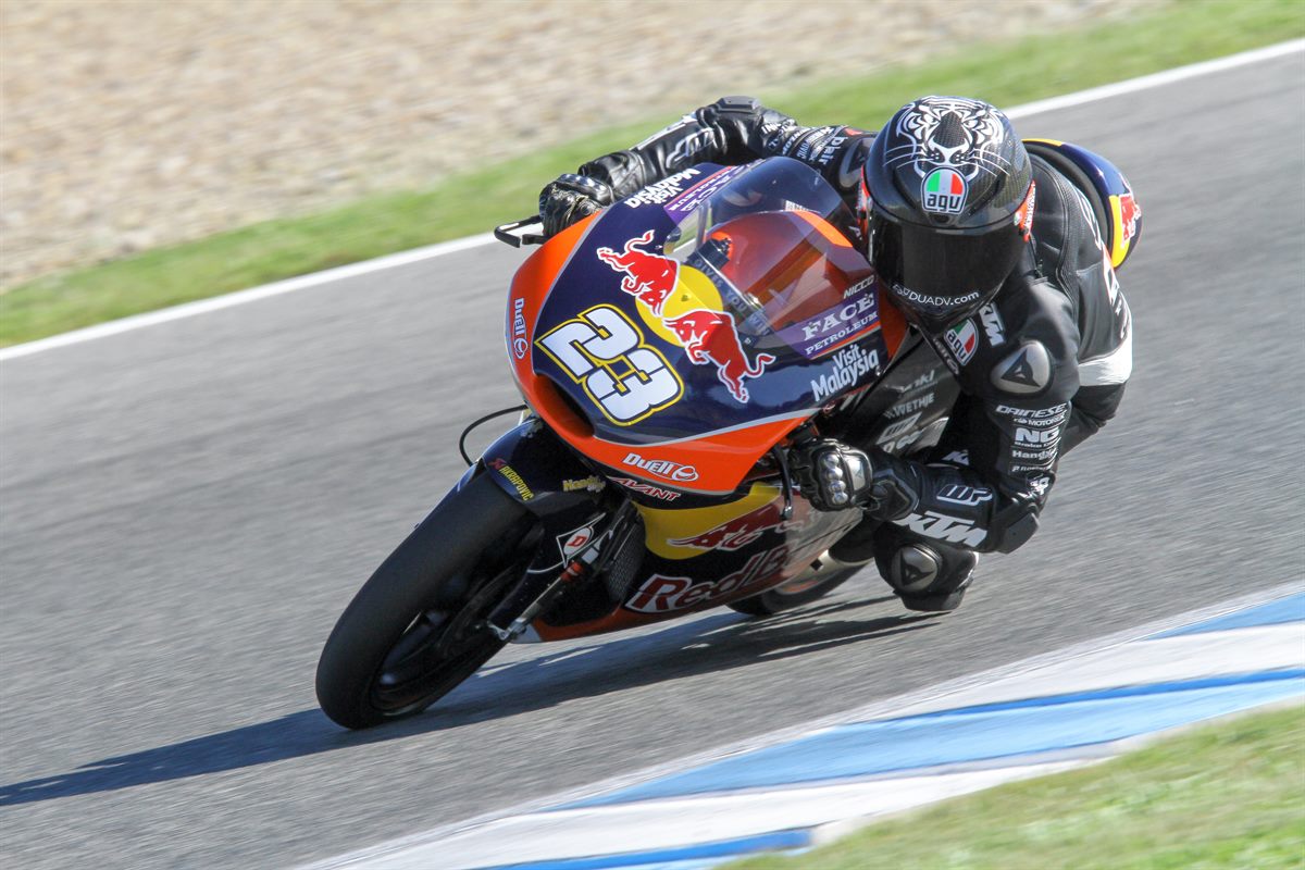 Niccolo Antonelli KTM RC 250 GP Jerez 2016