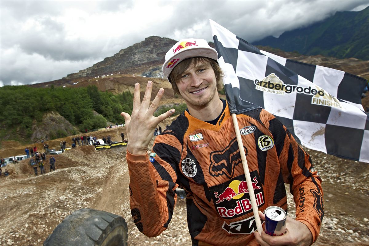 Taddy Blazusiak Podium Erzbergrodeo 2012
