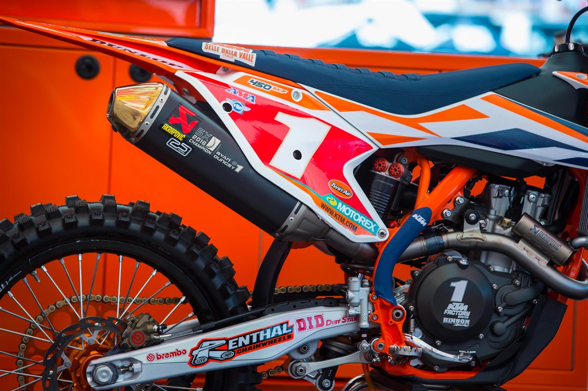 Ryan Dungey KTM 450 SX-F Paddock Las Vegas 2016