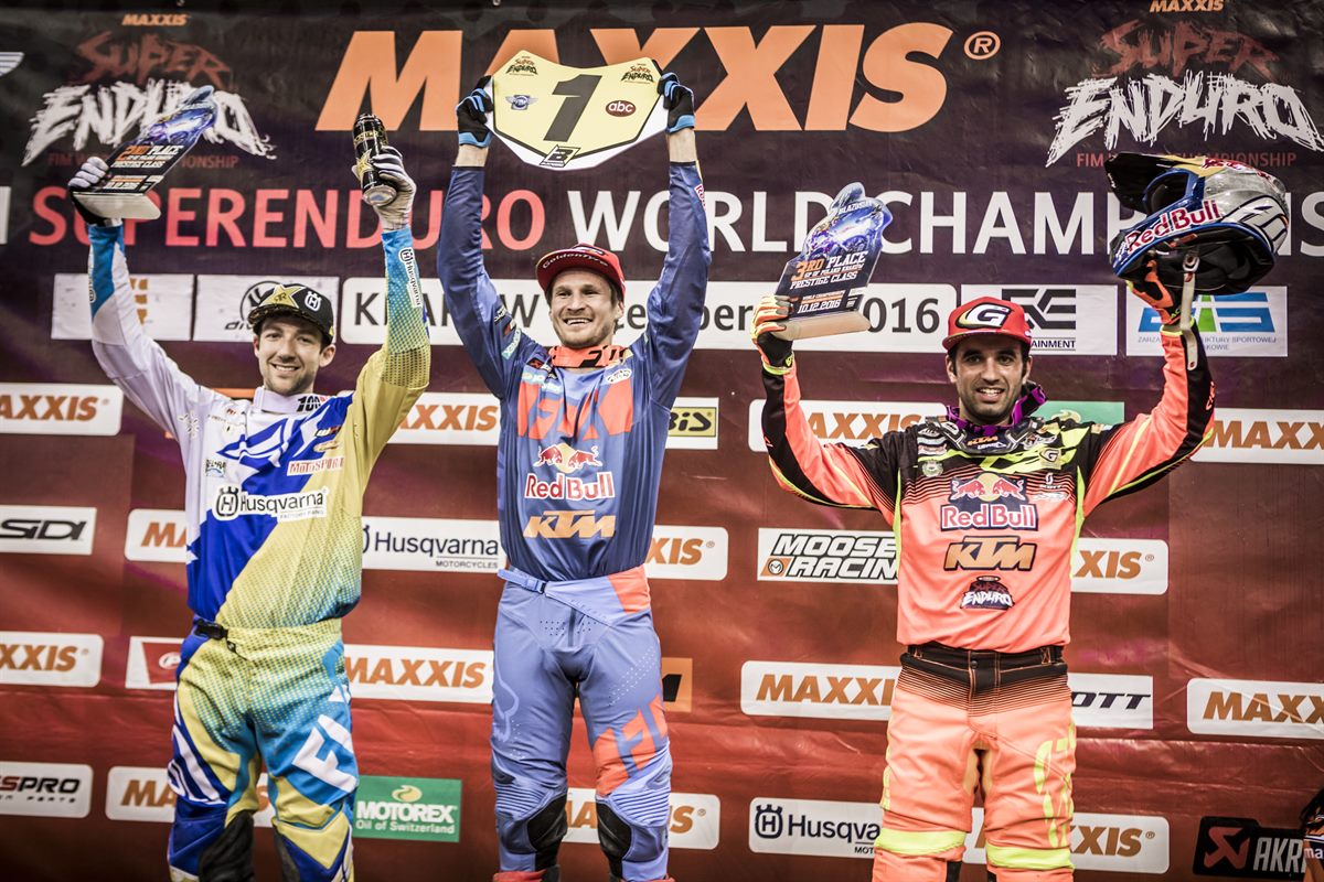 Taddy Blazusiak & Alfredo Gomez Podium Krakow 2016