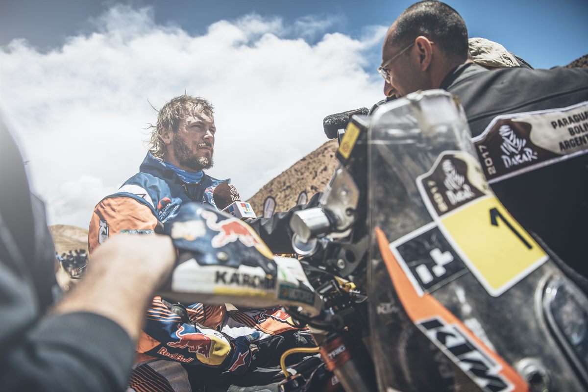 Toby Price KTM 450 RALLY Dakar 2017