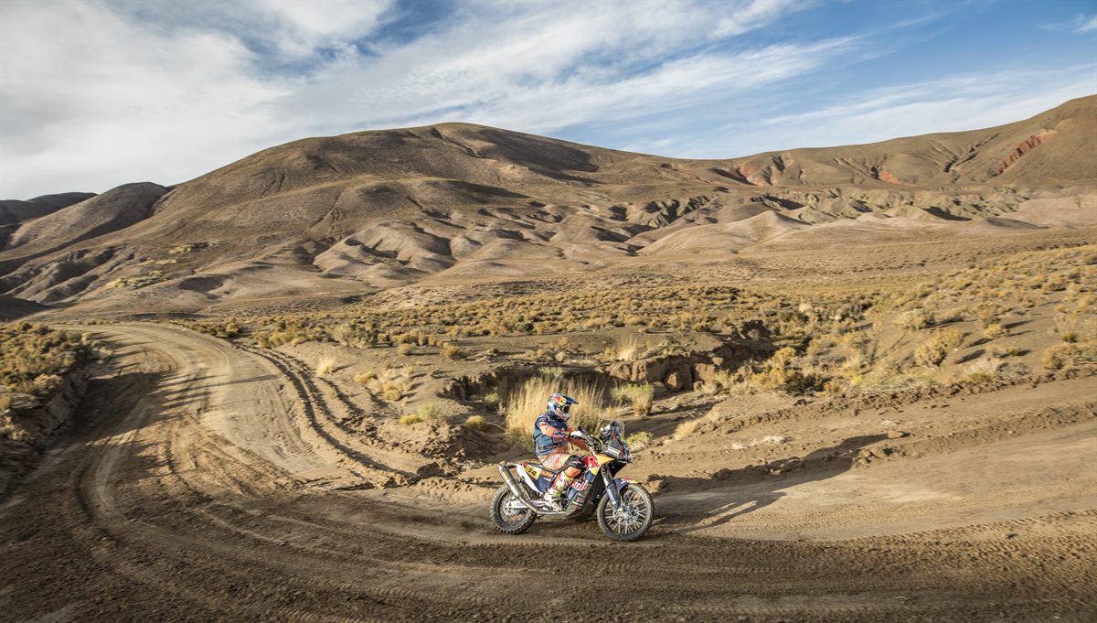 Sam Sunderland KTM 450 RALLY Dakar 2017
