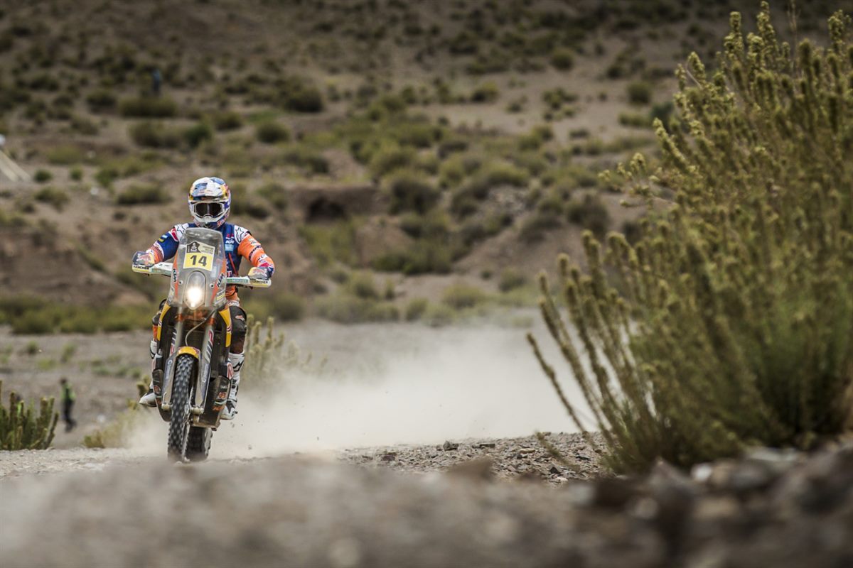 Sam Sunderland KTM 450 RALLY Dakar 2017