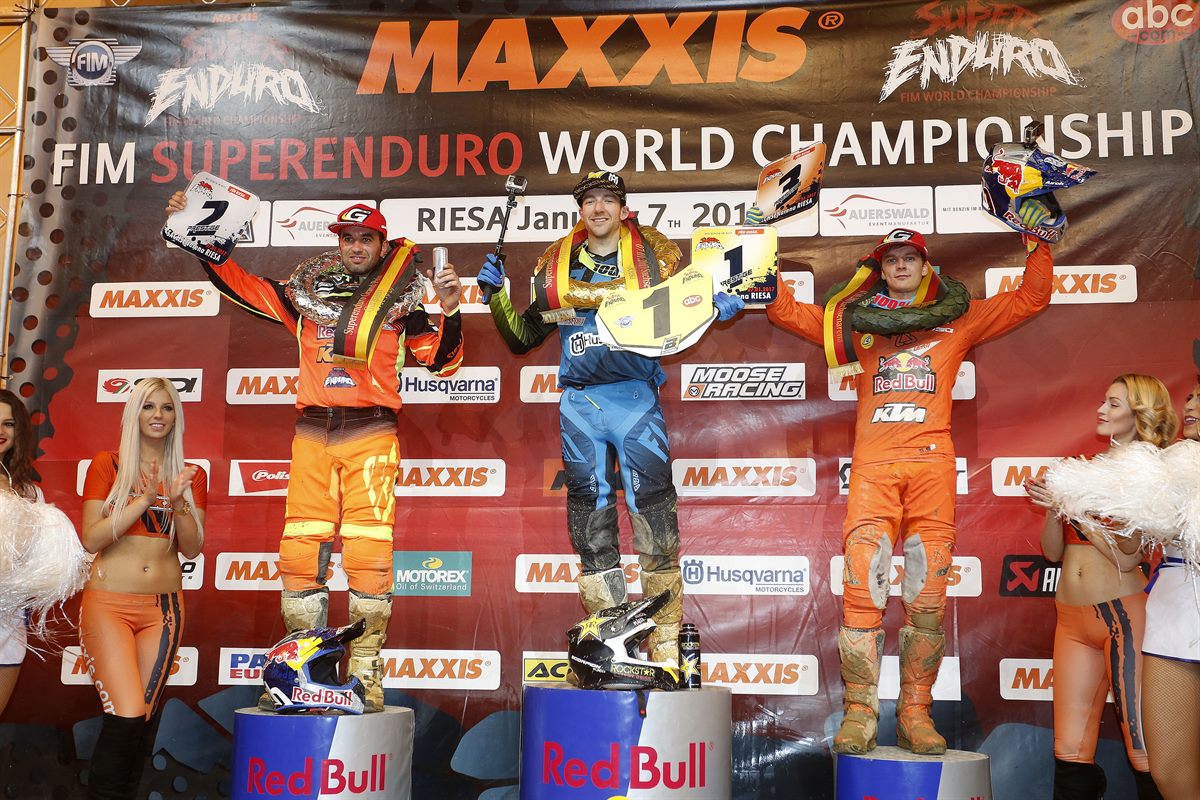 Alfredo Gomez & Jonny Walker Podium Riesa 2017