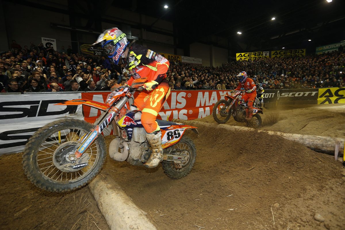 Alfredo Gomez KTM 300 EXC & Jonny Walker KTM 250 EXC-F Riesa 2017