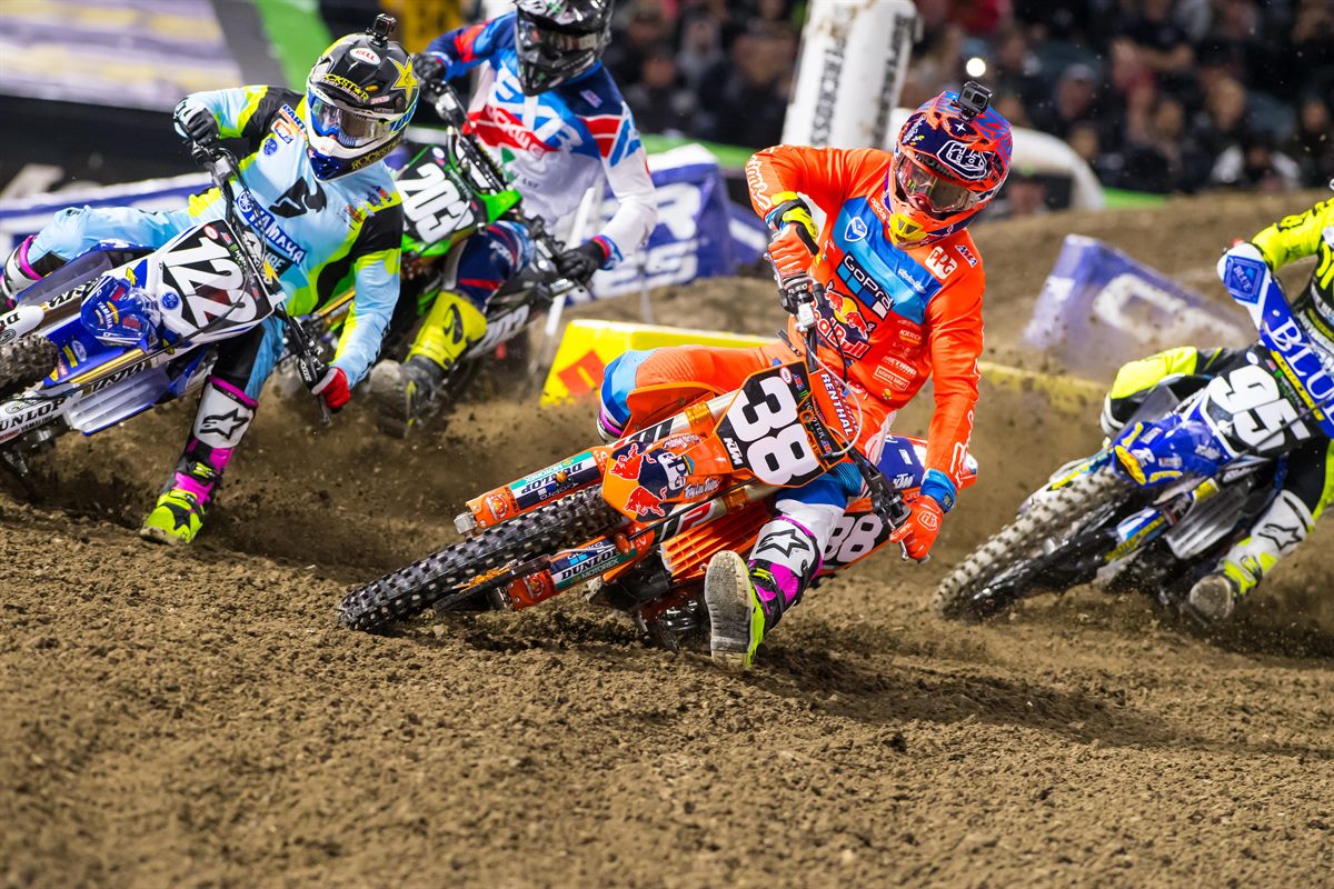 Shane McElrath KTM 250 SX-F Anaheim 1 2017