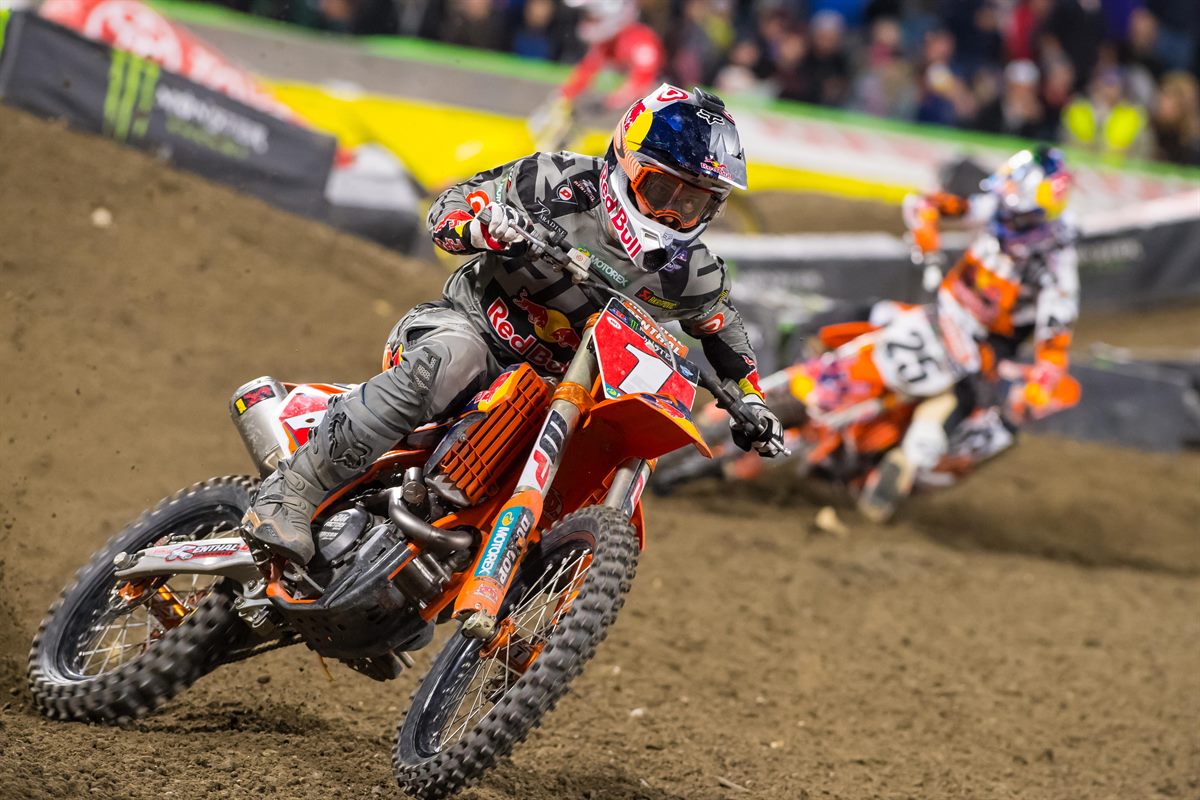 Ryan Dungey & Marvin Musquin KTM 450 SX-F Anaheim 1 2017