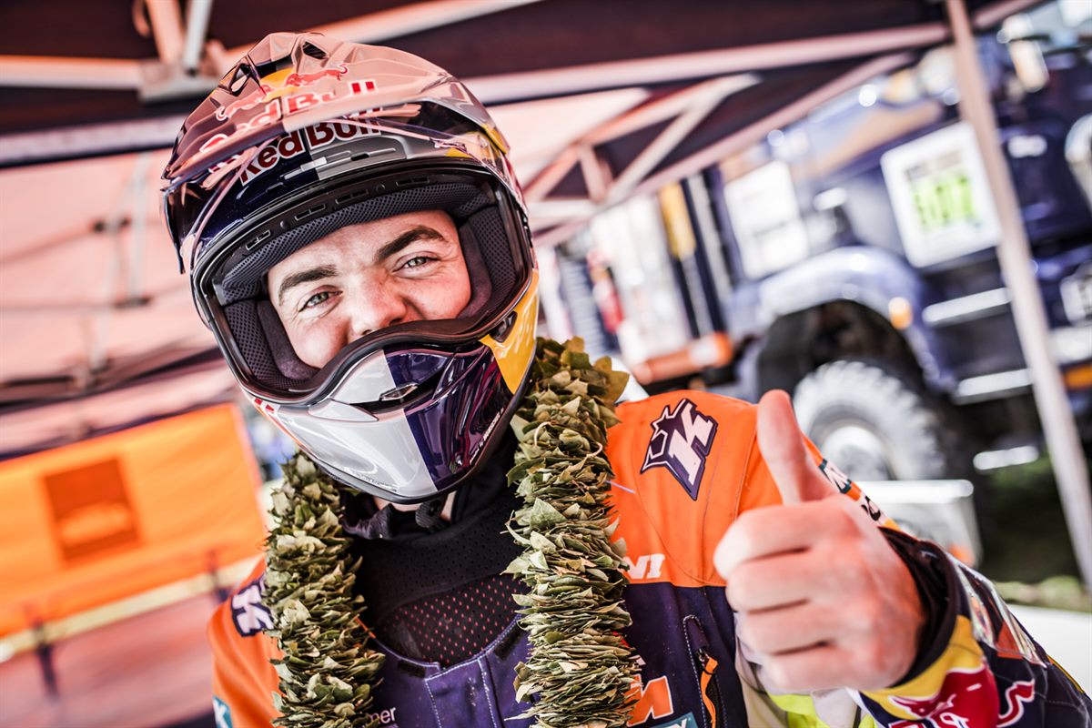 Matthias Walkner Bivouac Dakar 2017