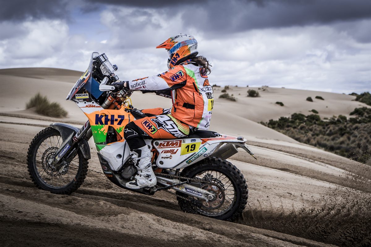 Laia Sanz KTM 450 RALLY Dakar 2017
