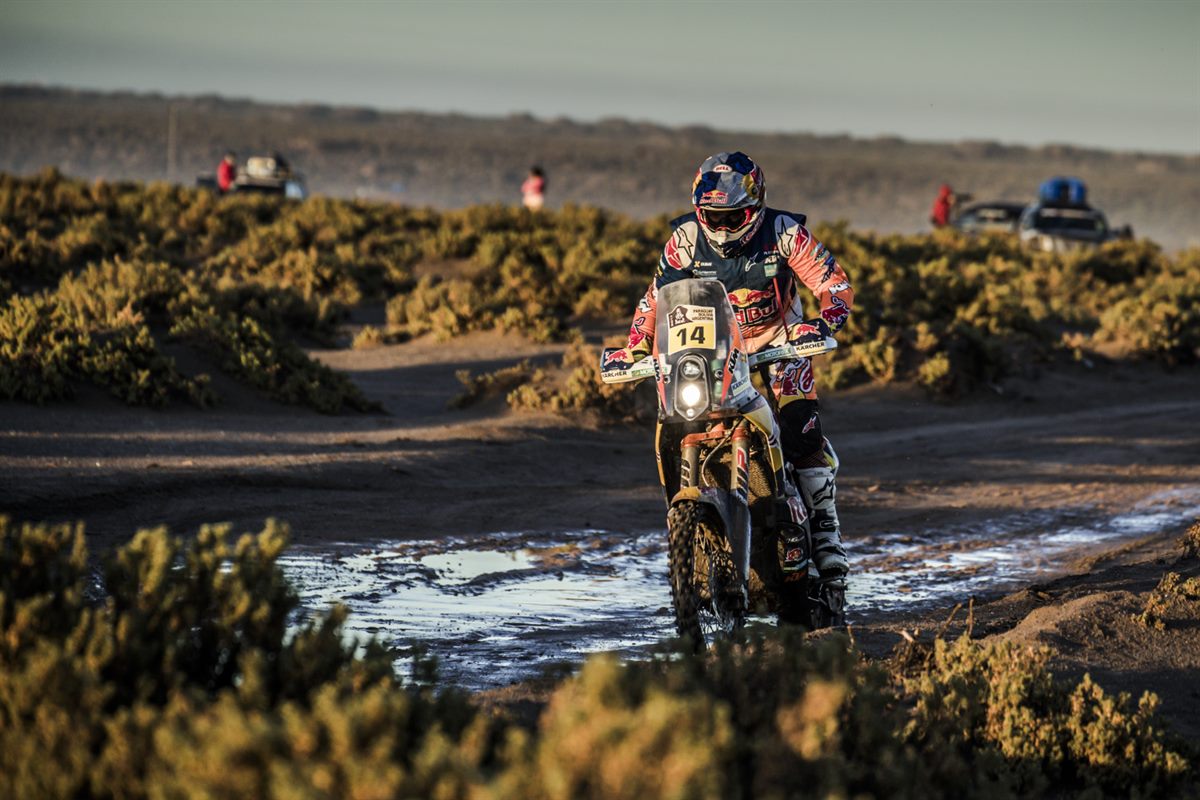 Sam Sunderland KTM 450 RALLY Dakar 2017