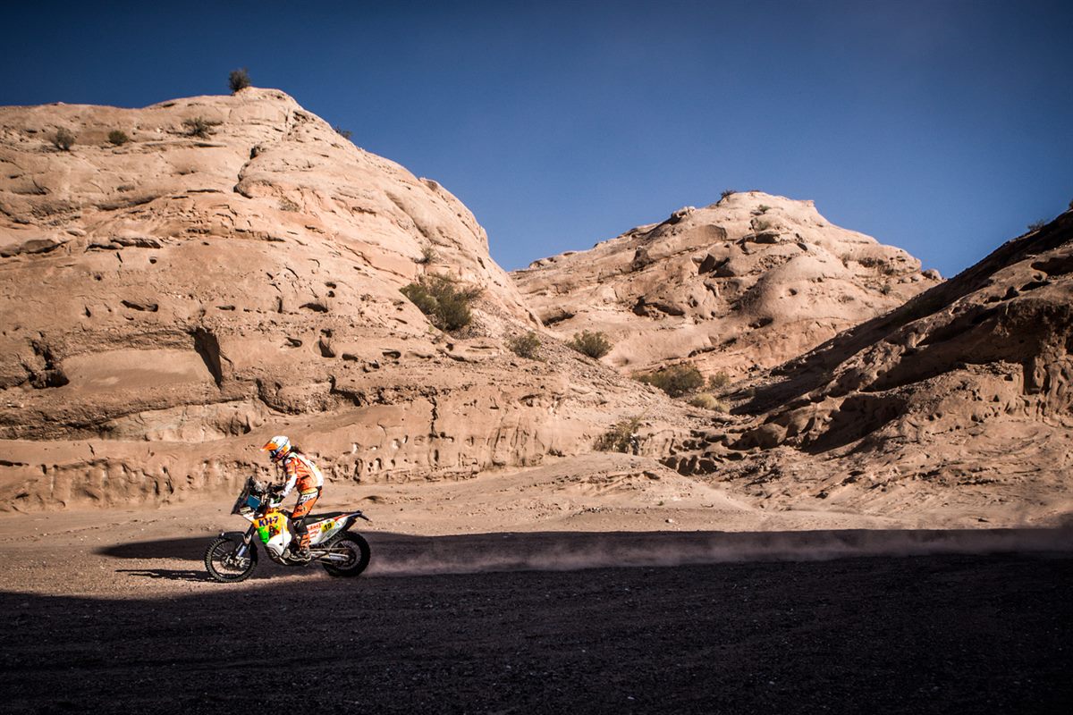 Laia Sanz KTM 450 RALLY Dakar 2017
