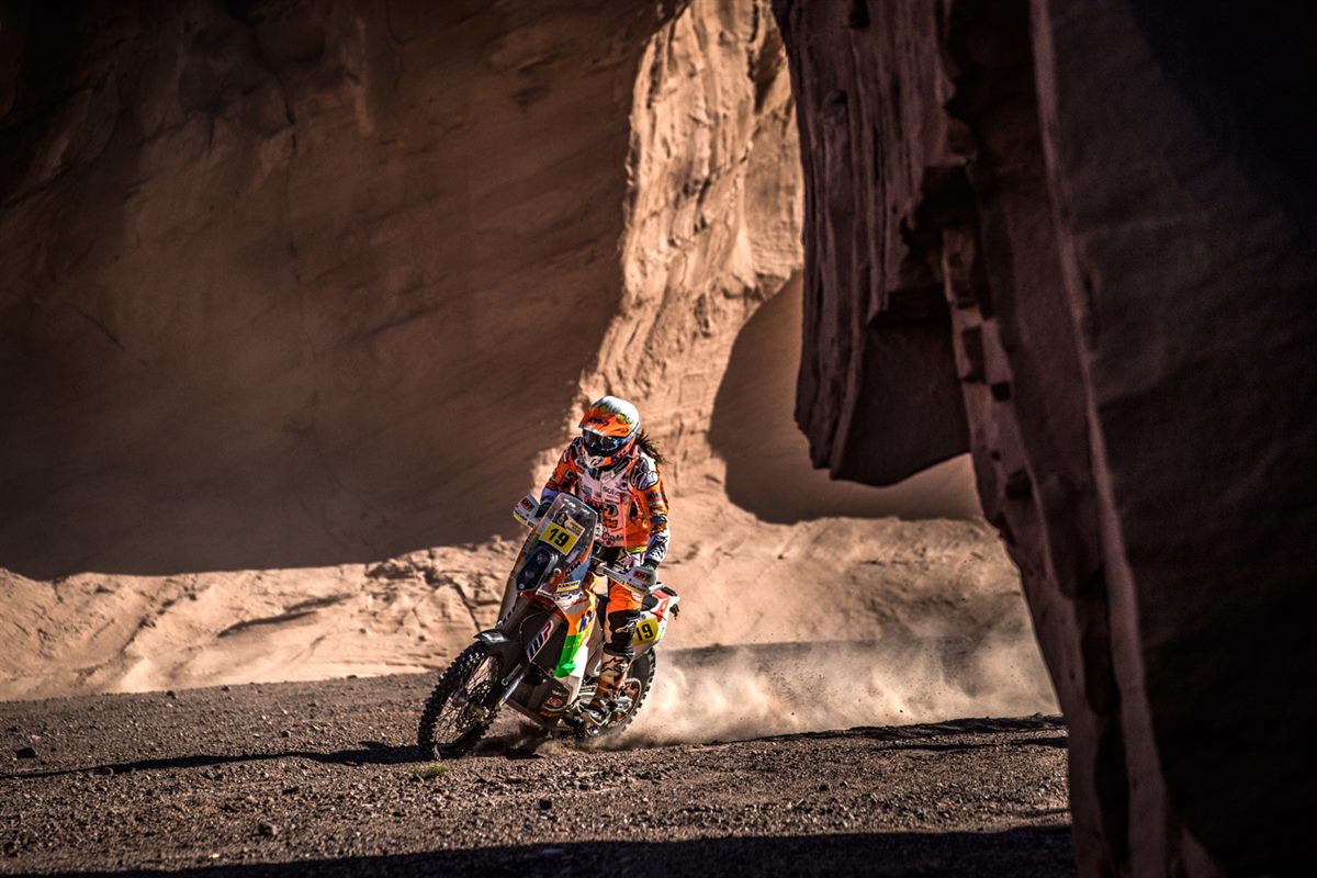 Laia Sanz KTM 450 RALLY Dakar 2017