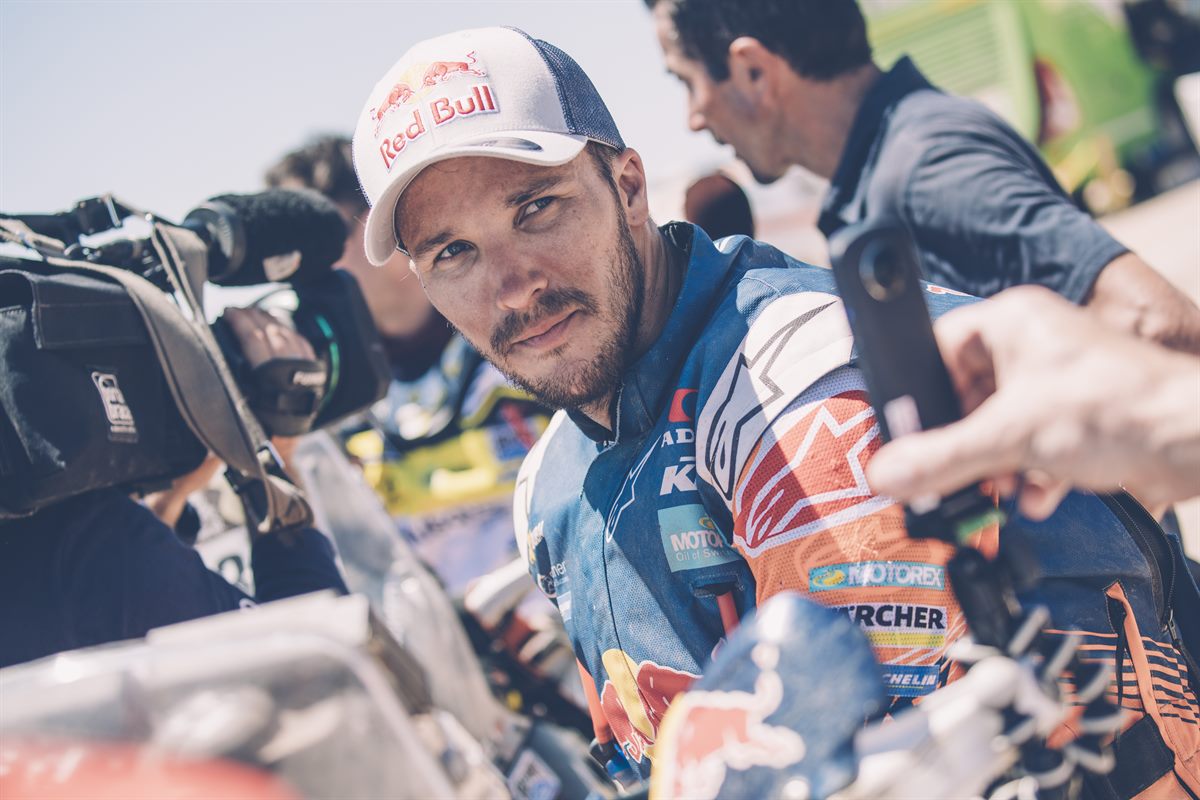 Sam Sunderland KTM 450 RALLY Dakar 2017