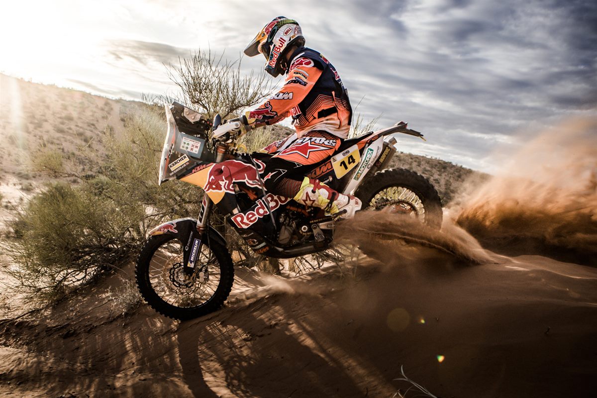 Sam Sunderland KTM 450 RALLY Dakar 2017