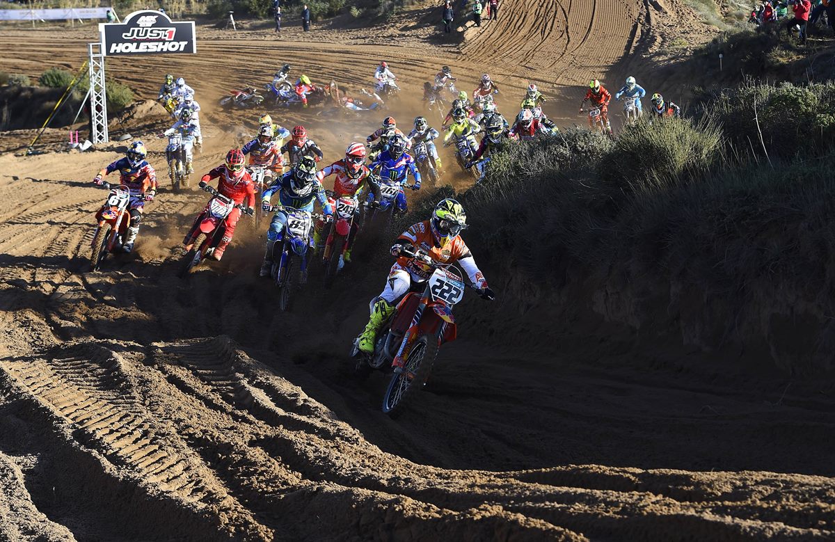 Tony Cairoli KTM 450 SX-F Start Riola Sardo 2017