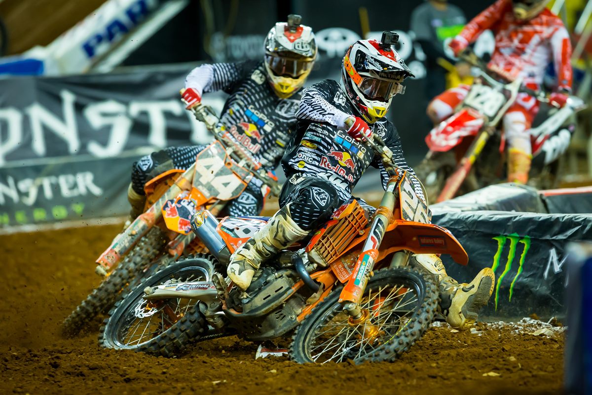 Alex Martin & Jordon Smith KTM 250 SX-F Atlanta 2017