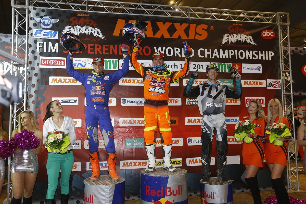Jonny Walker & Alfredo Gomez Podium Albi 2017