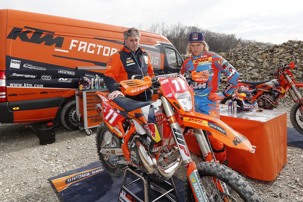 Fabio Farioli & Daniel Sanders KTM 250 EXC 2017