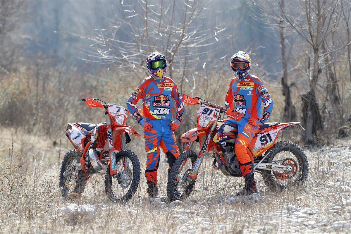 Christophe Nambotin & Nathan Watson KTM 300 EXC  250 EXC-F 2017