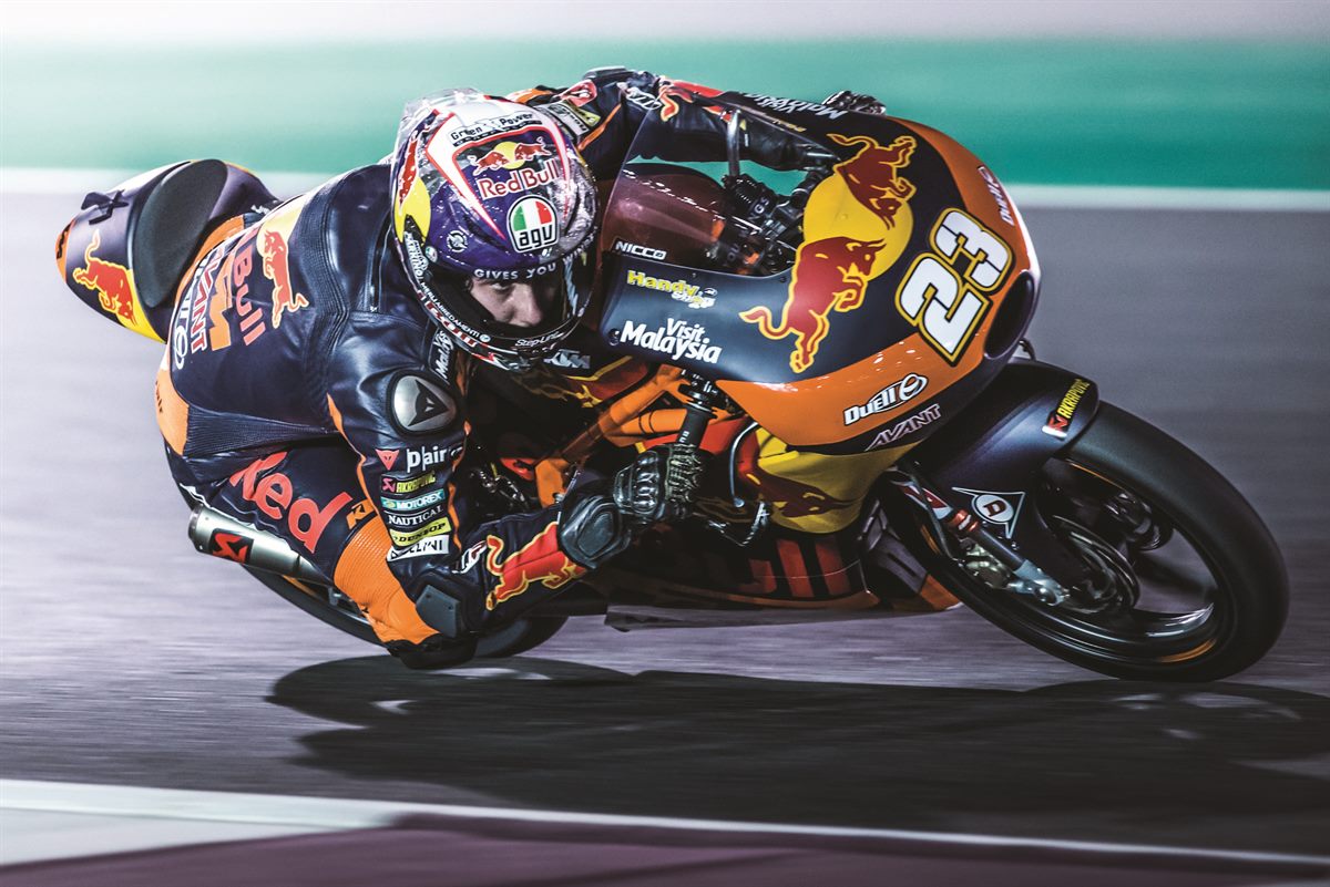 Niccolo Antonelli KTM RC250 GP Losail 2017