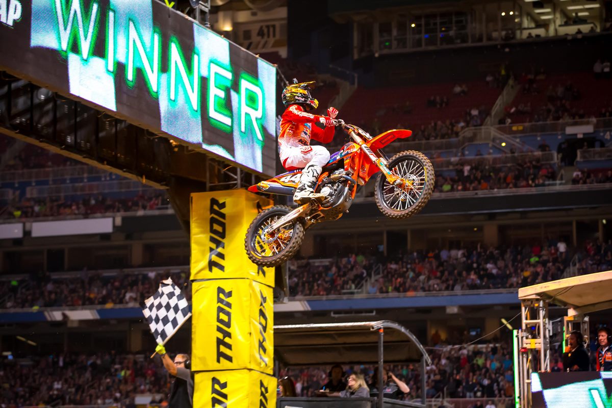 Jordon Smith KTM 250 SX-F St. Louis 2017