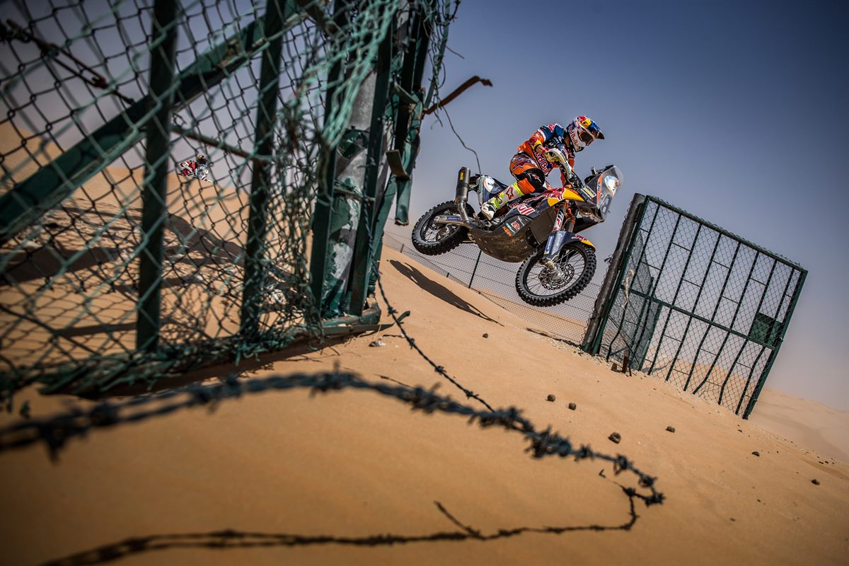Sam Sunderland KTM 450 RALLY Abu Dhabi 2017
