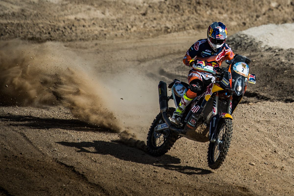 Sam Sunderland KTM 450 RALLY Abu Dhabi 2017