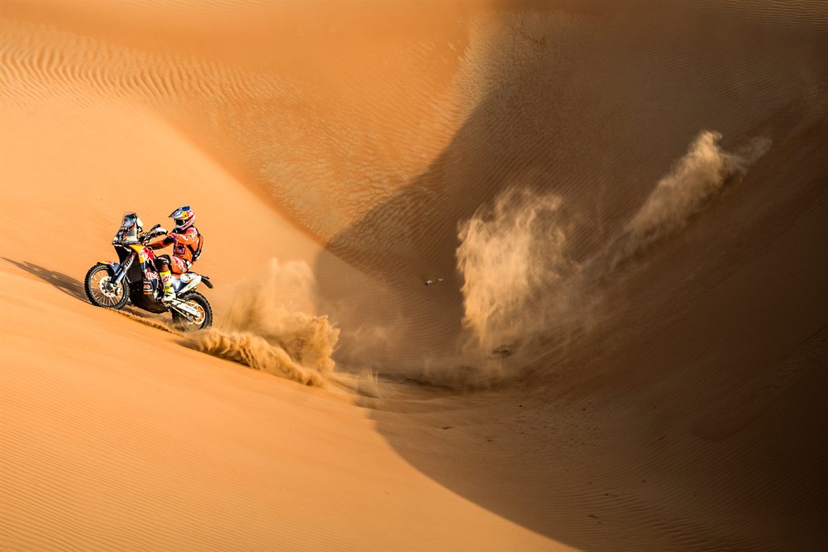 Sam Sunderland KTM 450 RALLY Abu Dhabi 2017