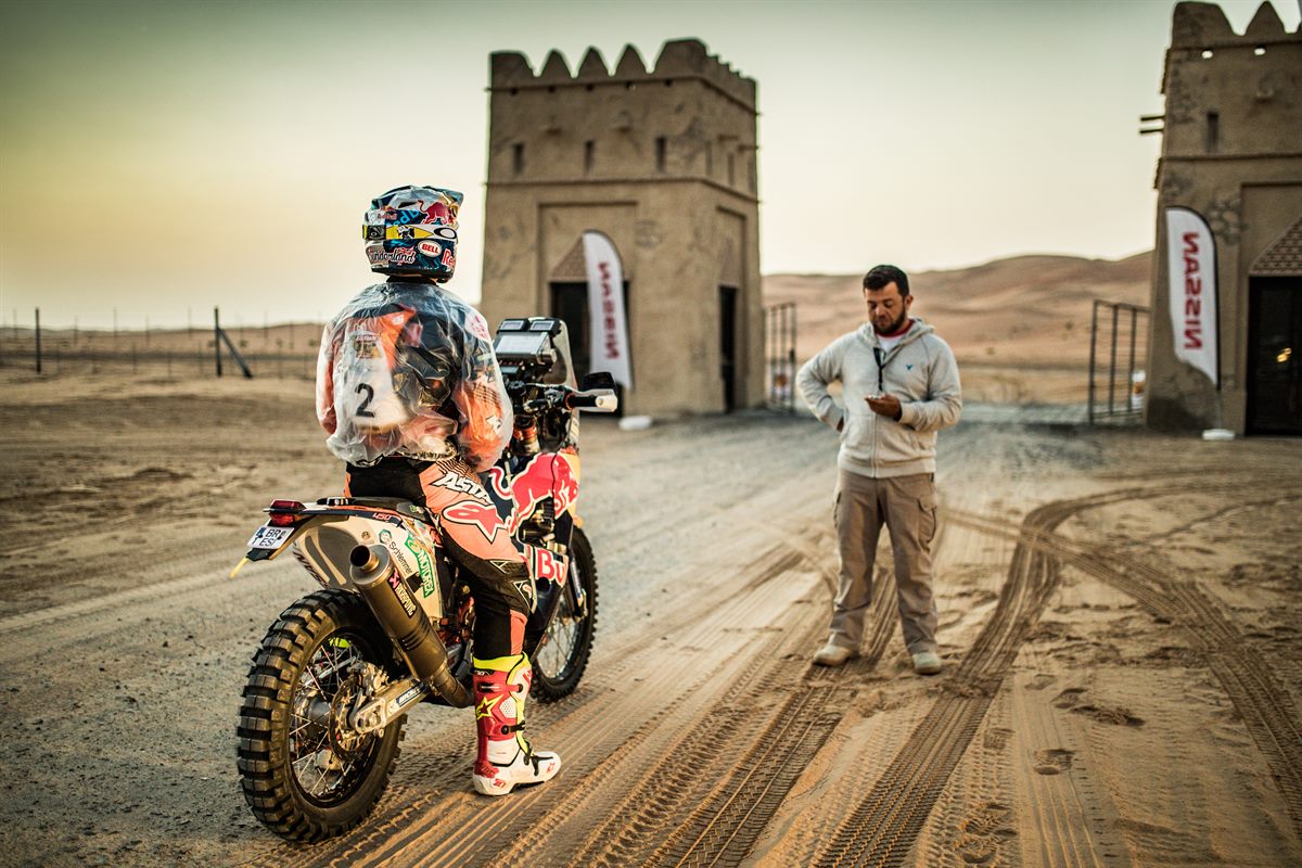 Sam Sunderland KTM 450 RALLY Abu Dhabi 2017