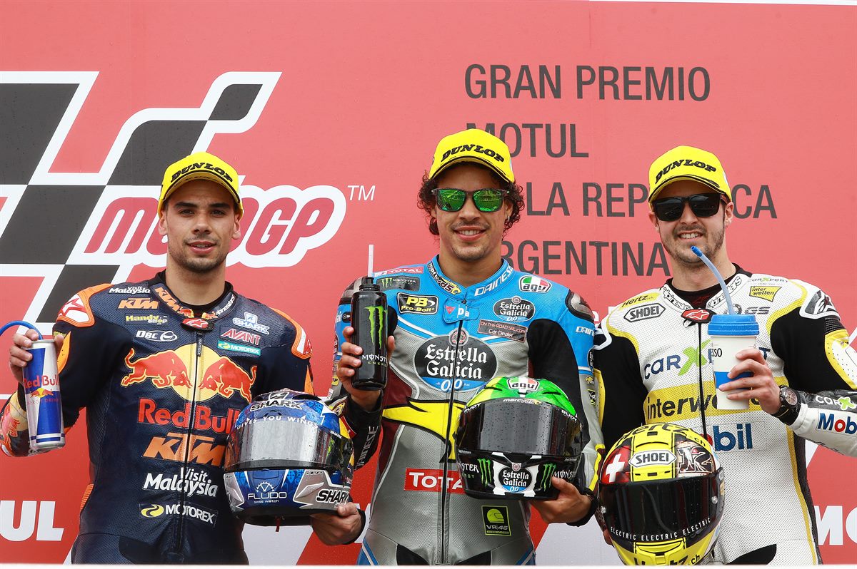 Miguel Oliveira Podium Termas de Rio Hondo 2017