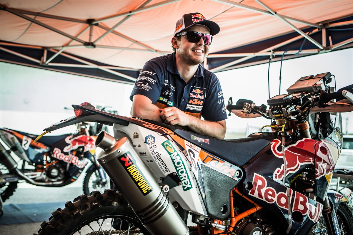 Matthias Walkner KTM 450 RALLY Paddock Qatar 2017