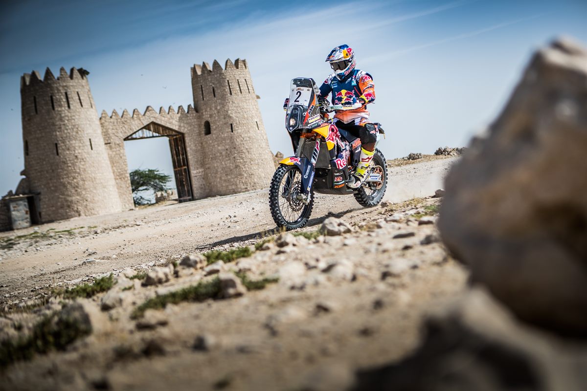 Sam Sunderland KTM 450 RALLY Qatar 2017