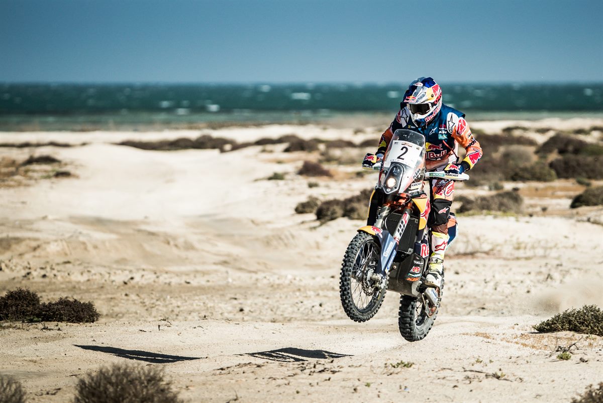 Sam Sunderland KTM 450 RALLY Qatar 2017