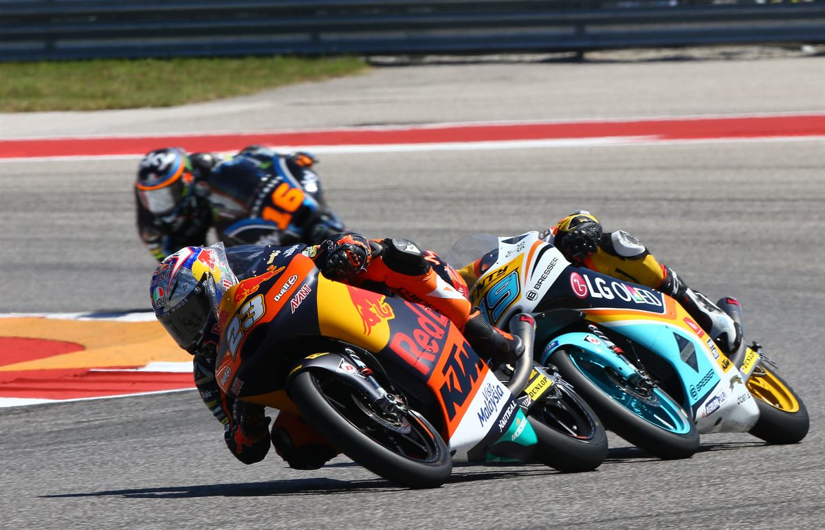 Niccolo Antonelli KTM RC250 GP Austin 2017