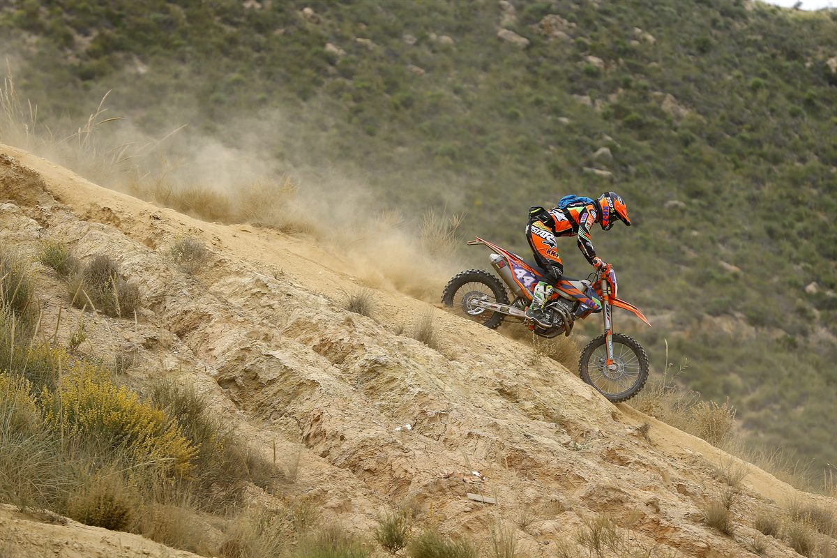 Laia Sanz KTM 350 EXC-F Puerto Lumbreras 2017