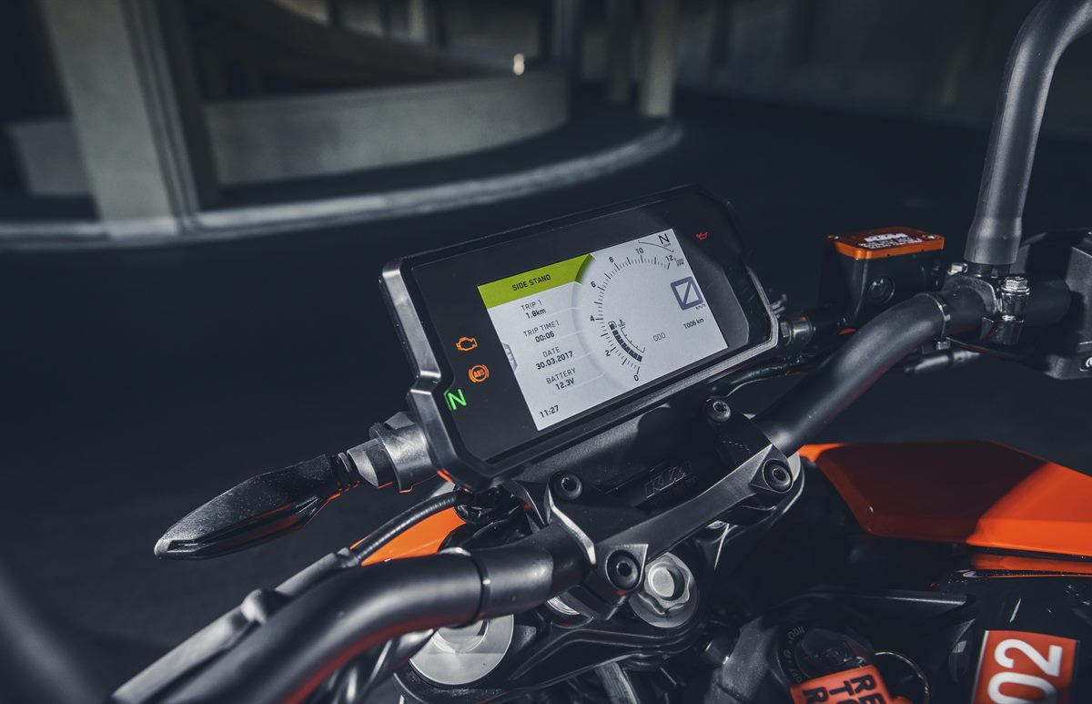 KTM 125 DUKE TFT DISPLAY