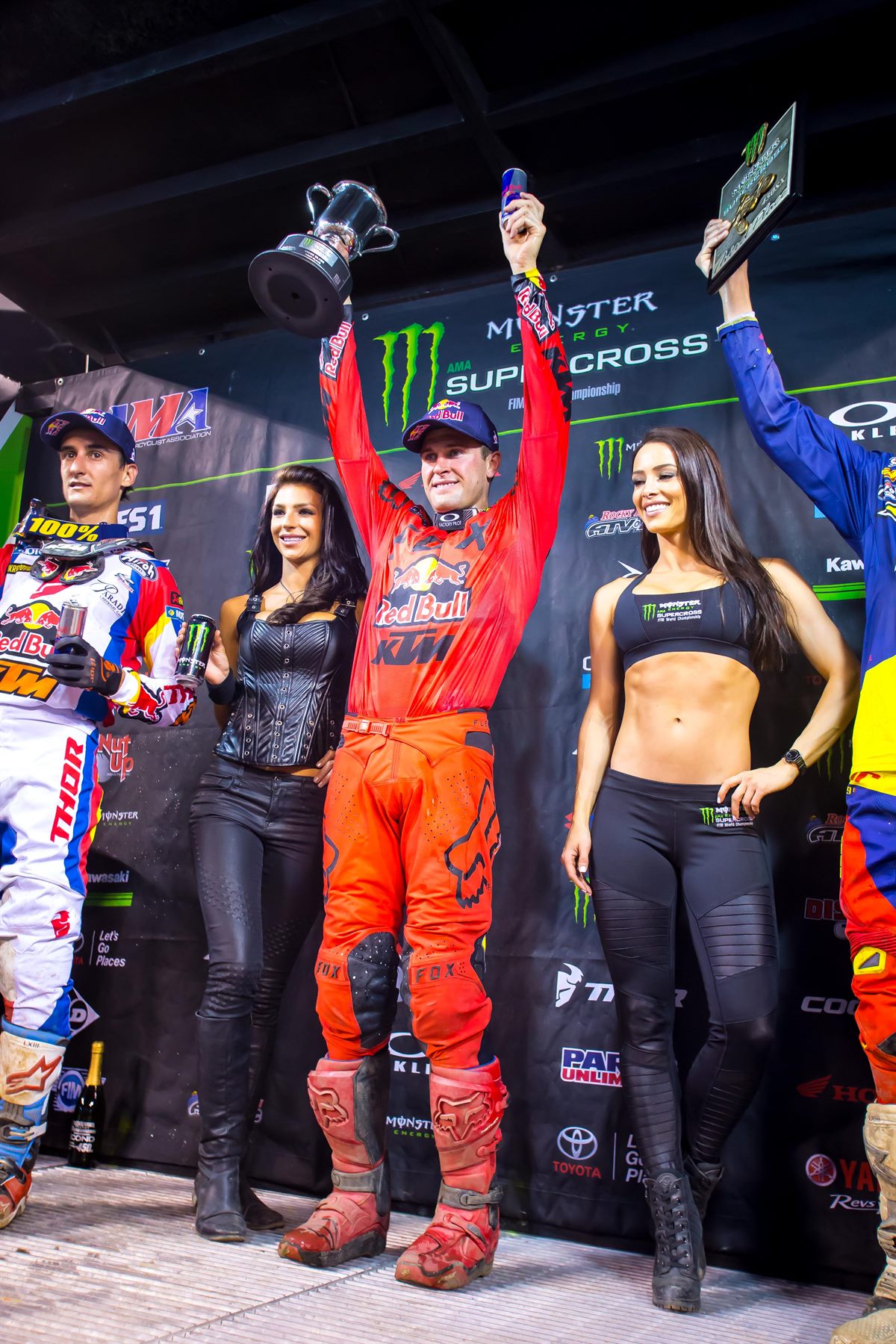 Ryan Dungey & Marvin Musquin Podium East Rutherford 2017