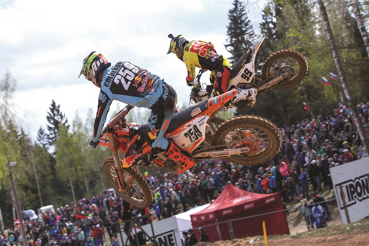 Glenn Coldenhoff KTM 450 SX-F Kegums 2017