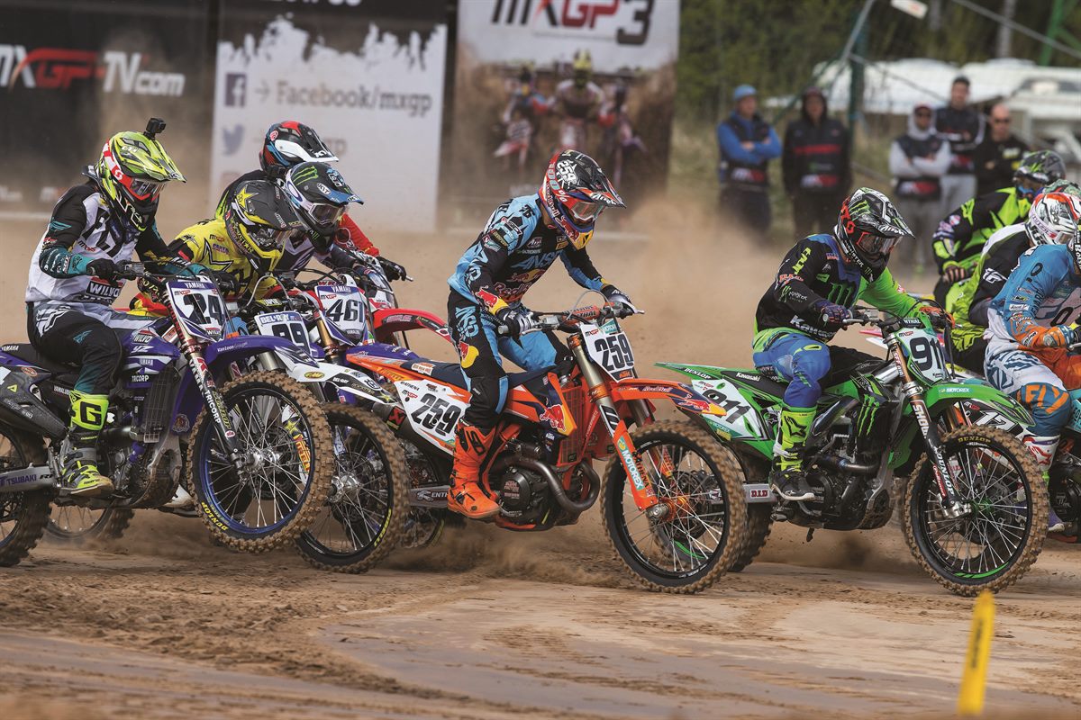 Glenn Coldenhoff KTM 450 SX-F Start Kegums 2017