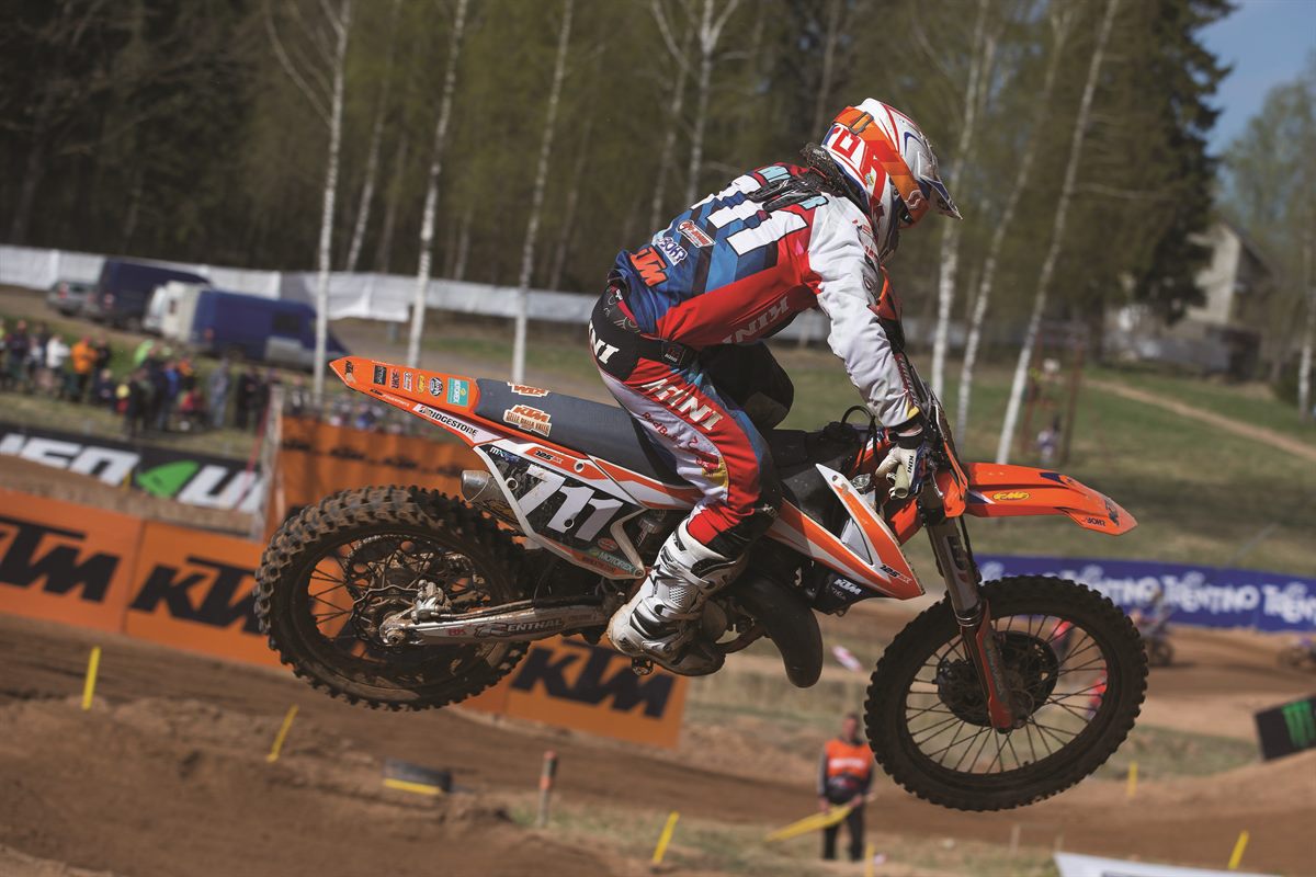 Rene Hofer KTM 125 SX Kegums 2017