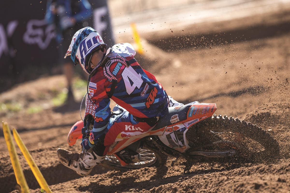 Marcel Stauffer KTM 125 SX Kegums 2017