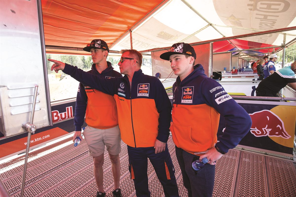 Marcel Stauffer, Didi Lacher & Rene Hofer Paddock Kegums 2017