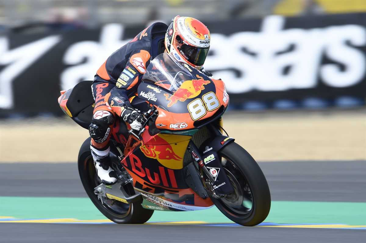 Ricard Cardus KTM Moto2 Le Mans 2017